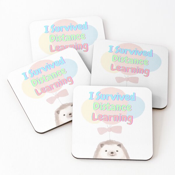 Item preview, I Survived Distance Learning hedgehogs designed and sold by yellrelang.