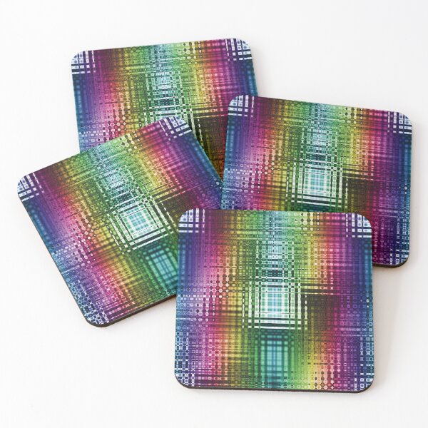 Item preview, Joyful Rainbow Squares Abstract designed and sold by BoundedChaos.