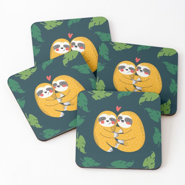 Item preview,  two sloths in love hugging designed and sold by Hasan Kamal.