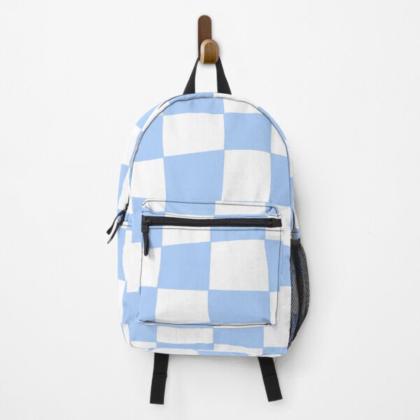 Item preview, Hand Drawn Checkerboard Pattern (sky blue/white) designed and sold by Design Minds Boutique.