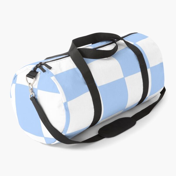 Item preview, Hand Drawn Checkerboard Pattern (sky blue/white) designed and sold by Design Minds Boutique.