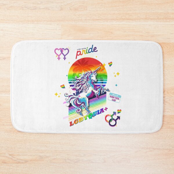 Item preview, LGBT ´Pride Month Unicorn Retrowave designed and sold by Gabrielaxel300.