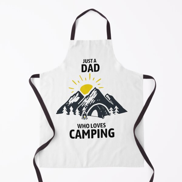 Item preview, Just A Dad Who Loves Camping Graphic designed and sold by Amovar.