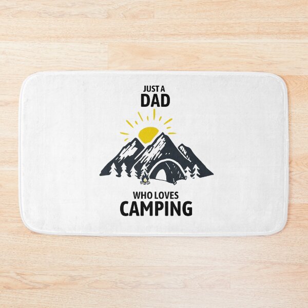 Item preview, Just A Dad Who Loves Camping Graphic designed and sold by Amovar.