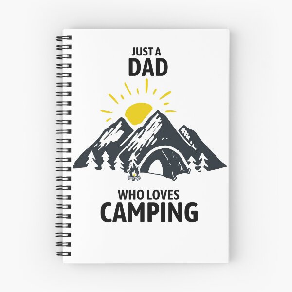 Item preview, Just A Dad Who Loves Camping Graphic designed and sold by Amovar.