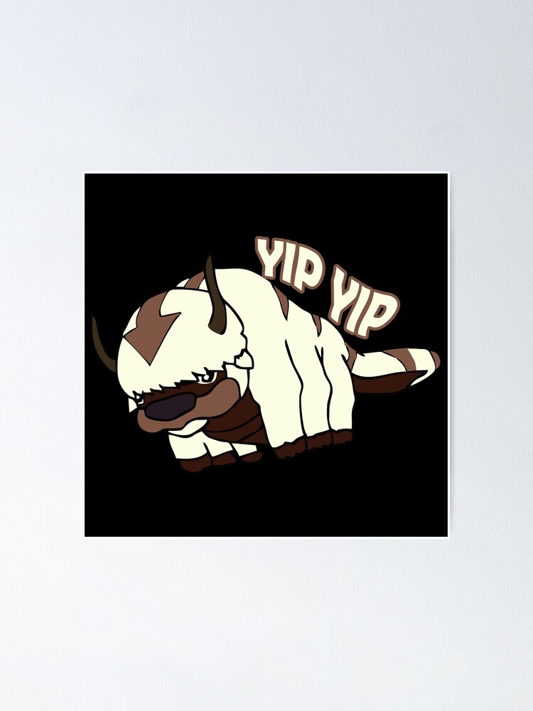"Cute Appa Yip Yip Design" Poster for Sale by zarjogi | Redbubble