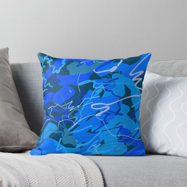 Item preview, Blueish abstract painting designed and sold by KennyLucky.