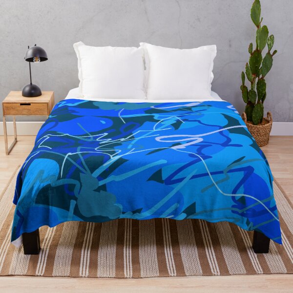 Item preview, Blueish abstract painting designed and sold by KennyLucky.