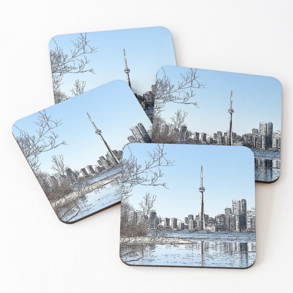 Item preview, Toronto Skyline Mixed Media  designed and sold by OByD.
