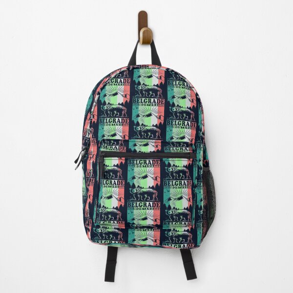 Item preview, Belgrade Montana Retro Mountain Bear designed and sold by Home-Spirit.