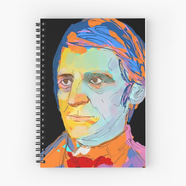 Item preview, Ralph Waldo Emerson abstract painting designed and sold by KennyLucky.