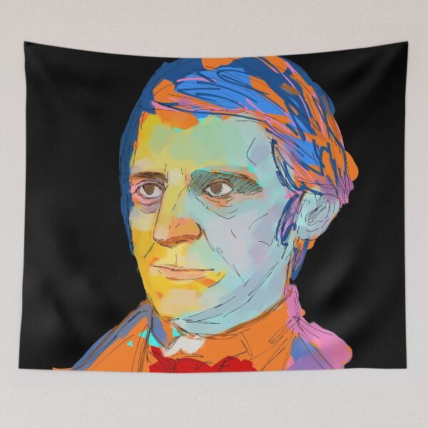Item preview, Ralph Waldo Emerson abstract painting designed and sold by KennyLucky.
