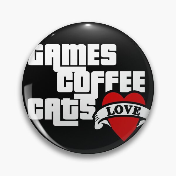 Item preview, Games Coffee and Cats designed and sold by lucasshadow2.