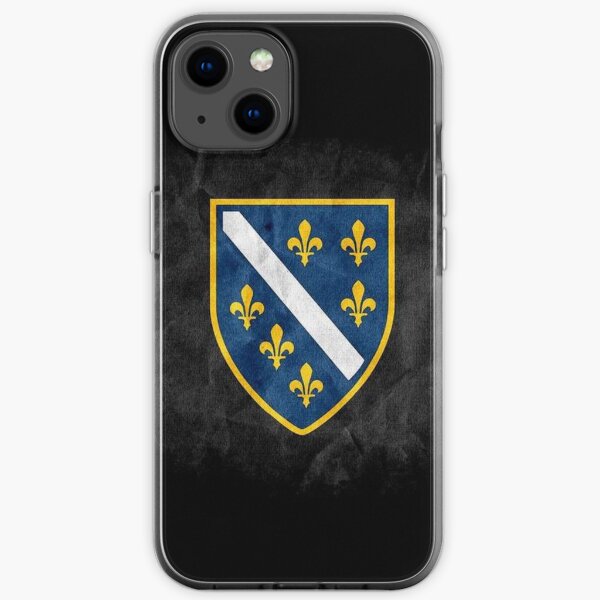 Bosnien Schwarz iPhone Flexible Hülle