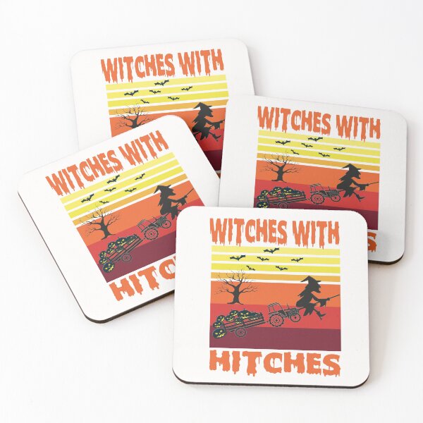 Item preview,  Womens Witches With Hitches T Shirt RV Camping Costume Idea Nature Design- Vintage Sunset HalloweenGift For Girlfriend designed and sold by Rassitni.