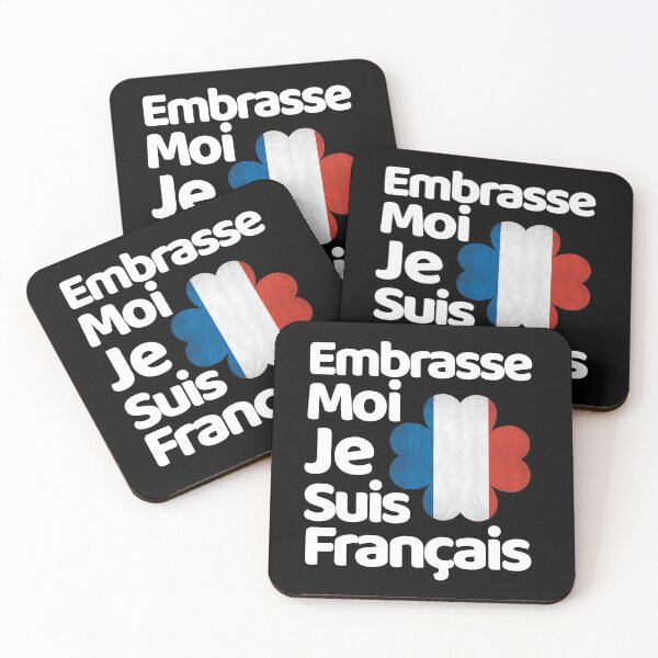 Aperçu de l'œuvre Embrasse Moi Je Suis Français, Embrasse-moi je suis française créée et vendue par elhefe.