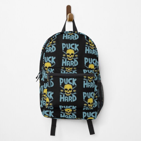 Item preview, Puck Hard, Funny Ice Hockey Skull pun designed and sold by Dan66.