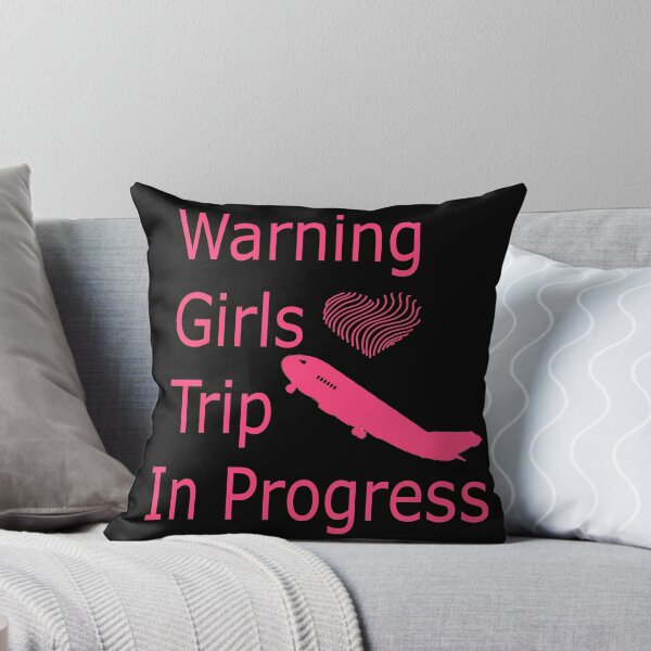 Item preview,   Warning Girls Trip In Progress, cute girls love to travel designed and sold by merchfun2.