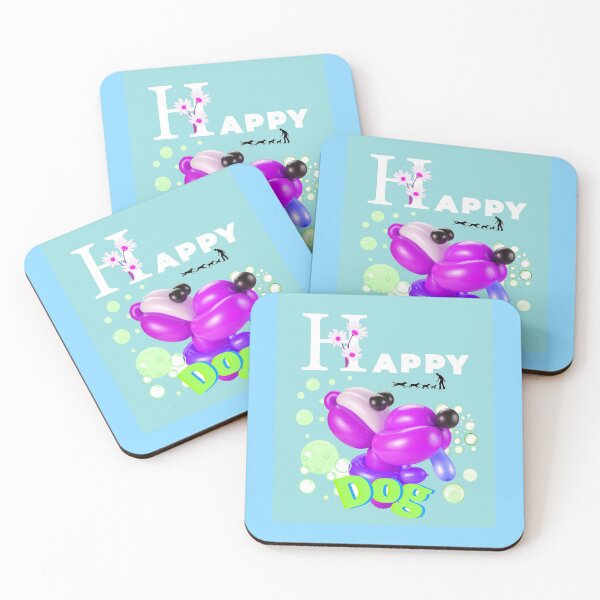 Item preview, Happy Dog Bathroom Bubbles Bathmat designed and sold by Flirt-Teez.