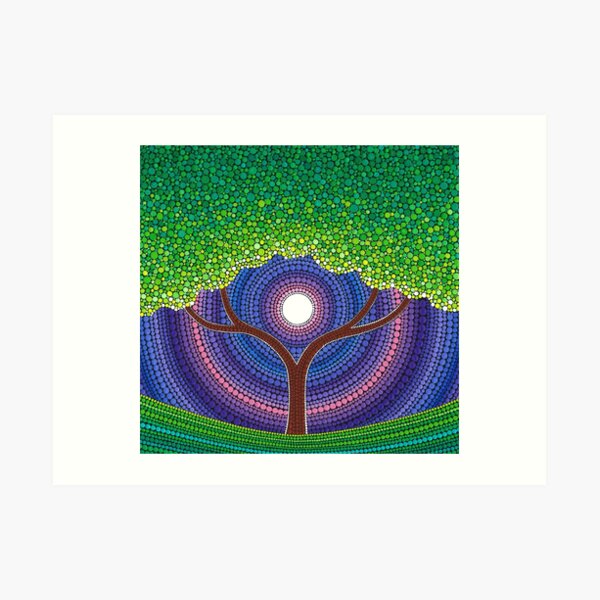 Happy Tree of Life Art Print