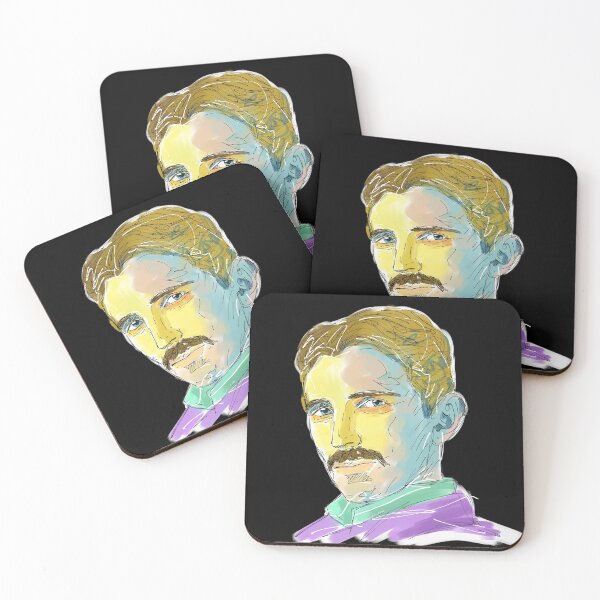 Item preview, Nikola Tesla painting designed and sold by KennyLucky.