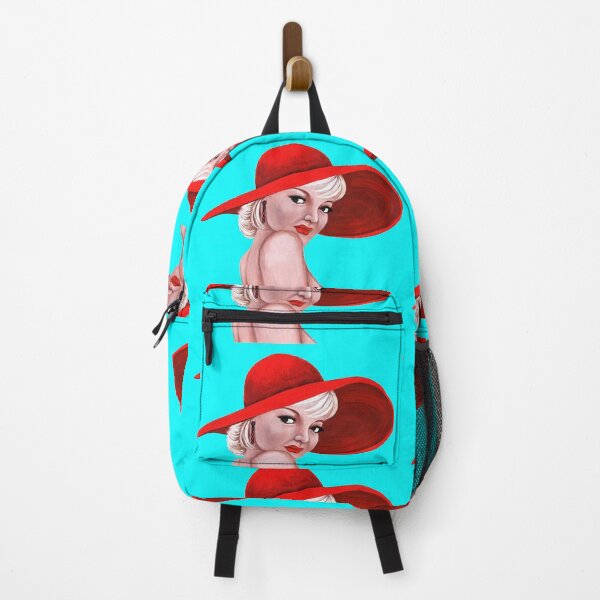 Item preview, Red-hatted lady  designed and sold by SaxonArtDesign.