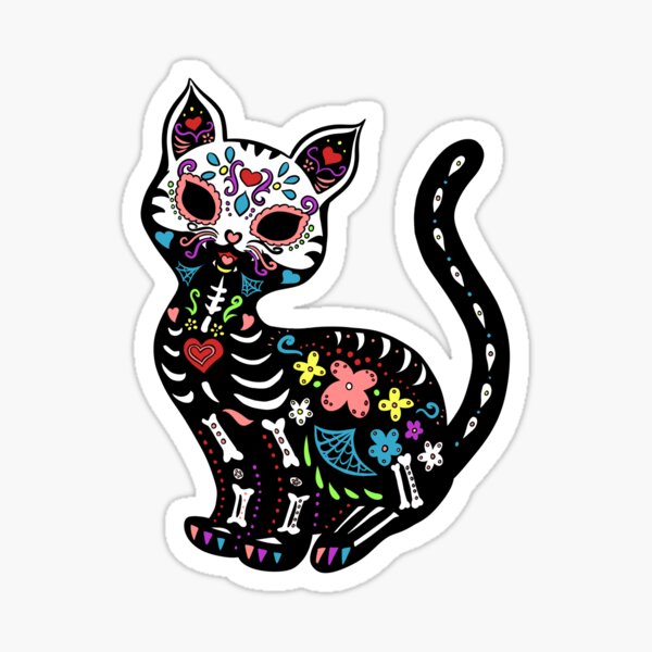 140 Sugar Skull Cat Illustrations RoyaltyFree Vector Graphics  Clip Art   iStock