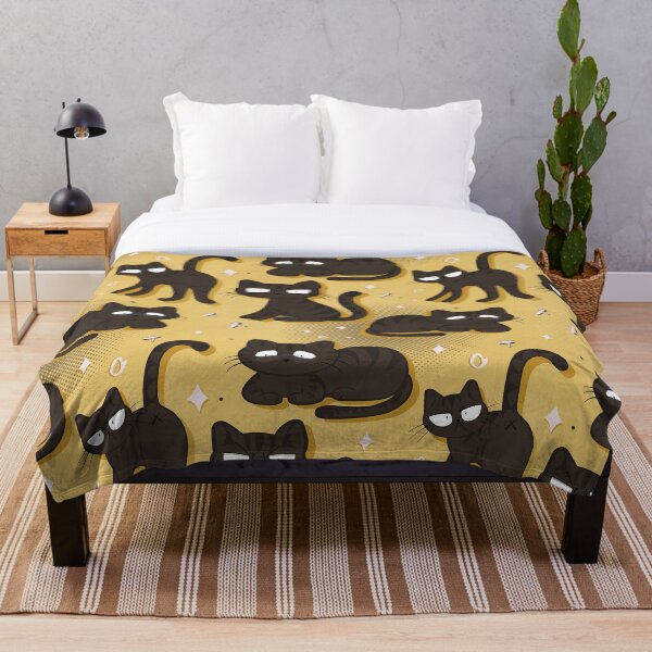 Item preview, Annoyed cats - Camel/Mustard designed and sold by SnarkyDoodles.