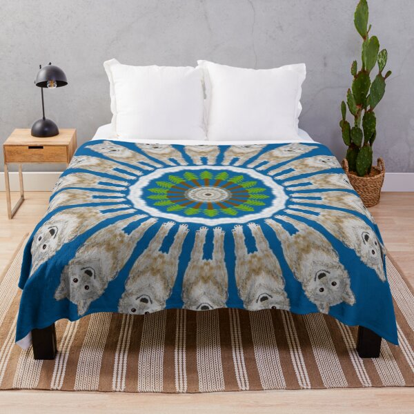 Item preview, Wolf World Mandala Design designed and sold by MandalaZoo.