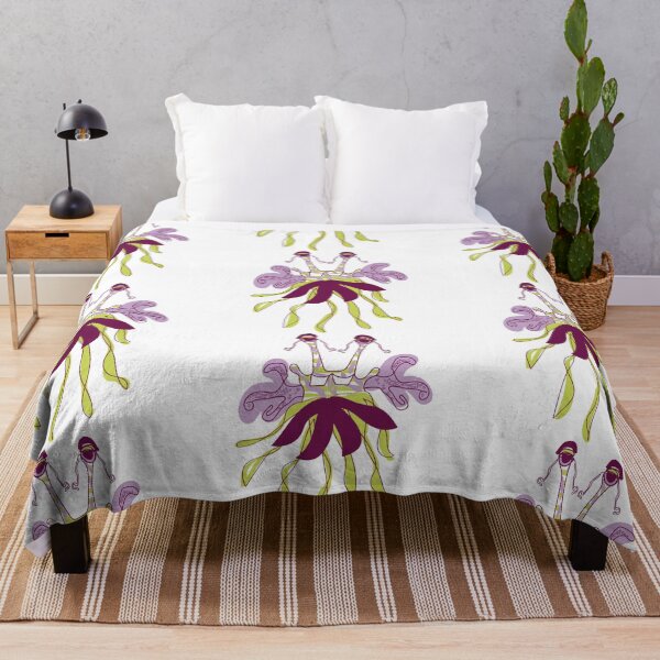 Item preview, Violet botanical octopus designed and sold by ArtinaStudio.