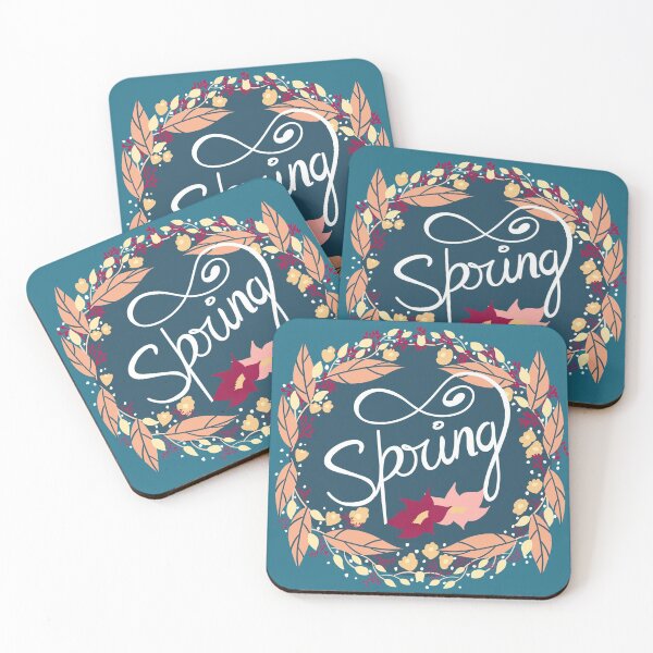 Item preview, Spring sticker for bullet journal and scrapbooking hand lettered cursive designed and sold by wavethreat.