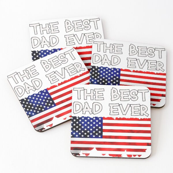 Item preview, best dad ever with us american flag designed and sold by wonderfloral.