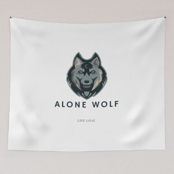Item preview, Alone wolf designed and sold by LUNAROSsAa.