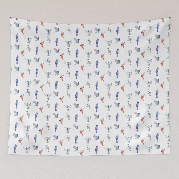 Item preview, Watercolour Bird Wall designed and sold by YaliliArt.