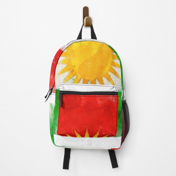Item preview, Kurdistan Flag Watercolor - Kurdish Pride Peshmerga Art Print designed and sold by NadalArtStudio.