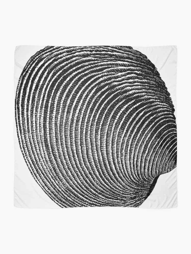 Thumbnail 2 of 3, Scarf, Terraced Rice Field Shell designed and sold by Quill-n-Ink.