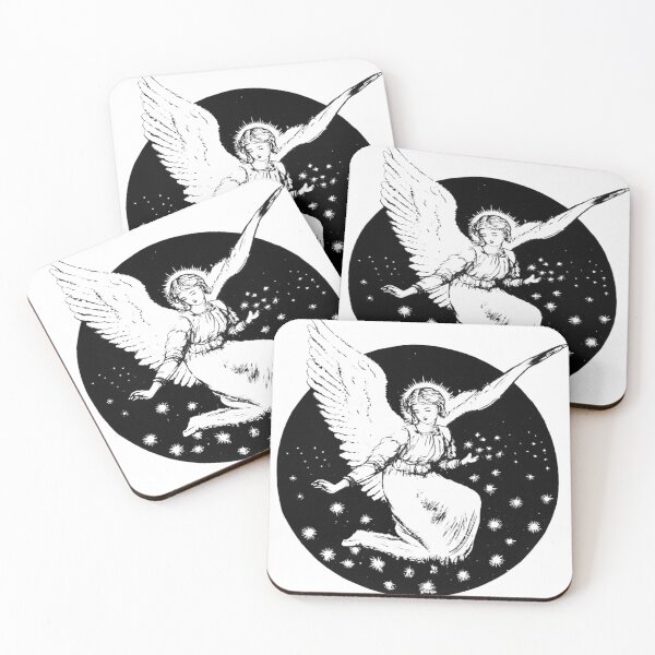 Item preview, Angel black and white vintage designed and sold by wavethreat.