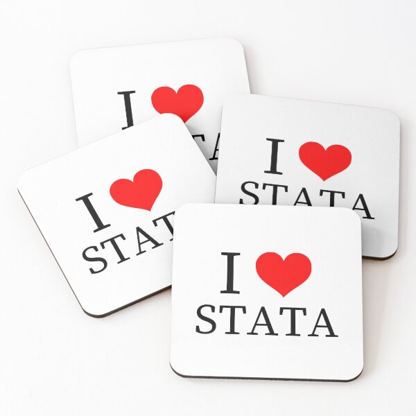 Item preview, I love stata mata, stata econometrics stata analysis statement, econometrics student and economics and econometrics major jokes designed and sold by ECONTSHIRTS.