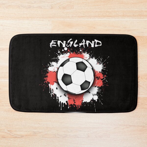 Artikelvorschau, England-Fußball - Abstrakte Kunst-Fußball mit England-Flaggen-Hintergrund von Paint Splats entworfen und verkauft von WearWolfDesigns.