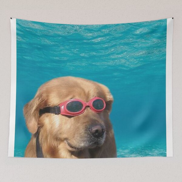 Item preview, Swimmer Dog designed and sold by ColemanOlmos.