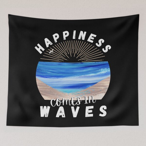Item preview, Happiness Comes In Waves designed and sold by Designs By YL.