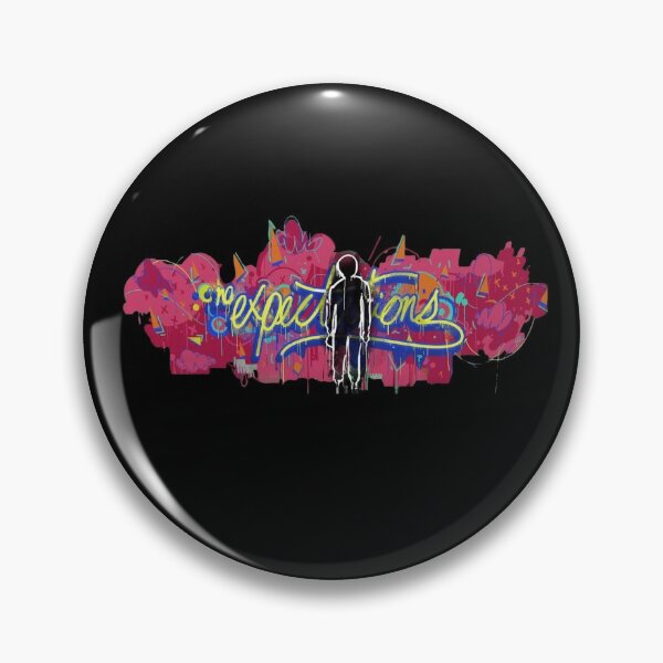 Item preview, No Expectations,Colorful graphic print designed and sold by JustBlackThings.