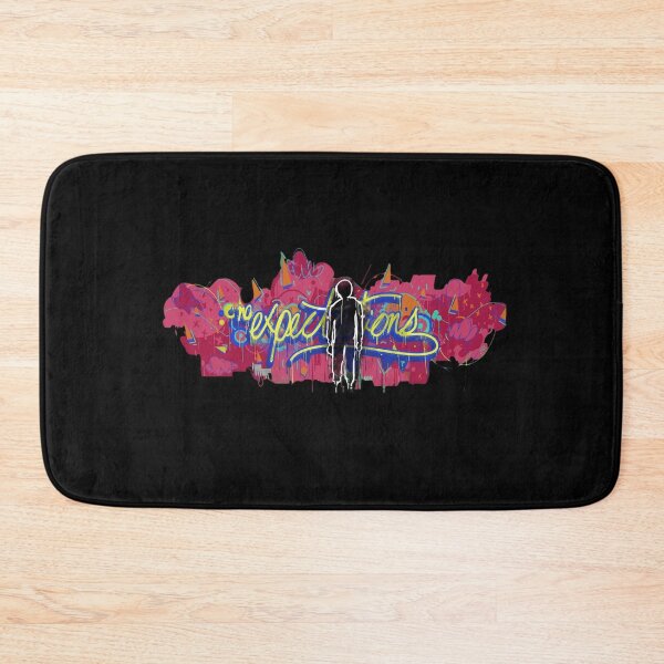 Item preview, No Expectations,Colorful graphic print designed and sold by JustBlackThings.