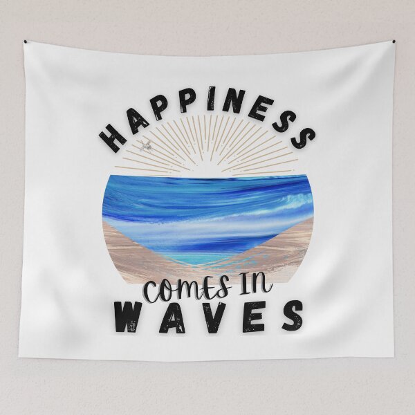 Item preview, Happiness Comes In Waves designed and sold by Designs By YL.