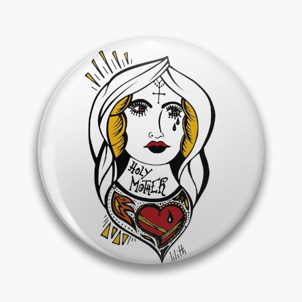 Item preview, Holy Mother Old School - Colored designed and sold by Inky Cap.