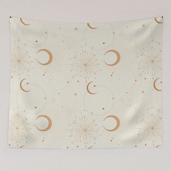 Item preview, Celestial light fabrics  designed and sold by Milatoo.