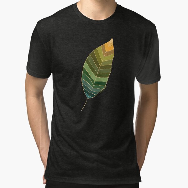 Ombré Leaf Tri-blend T-Shirt