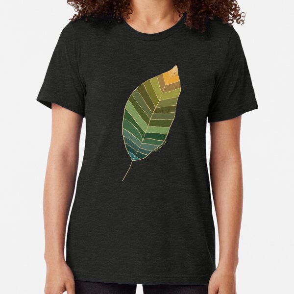 Ombré Leaf Tri-blend T-Shirt