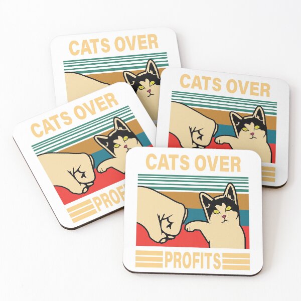 Item preview, cats over profits designed and sold by Artifuel.