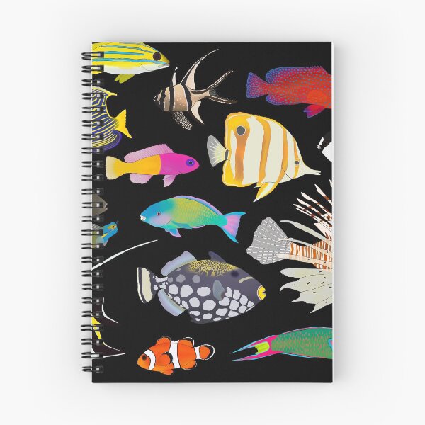 Item preview, Coral Reef Fishes (Dark) designed and sold by WestCoastWoods.